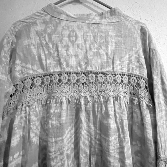 NWT Kaktus Bohemian Style Duster made in Italy Embroidered Trim SZ XXL - Picture 4 of 6